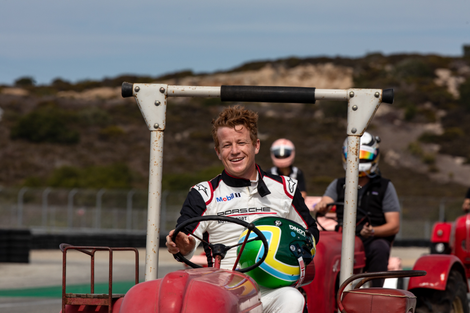 Patrick Long, on the Porsche Junior.